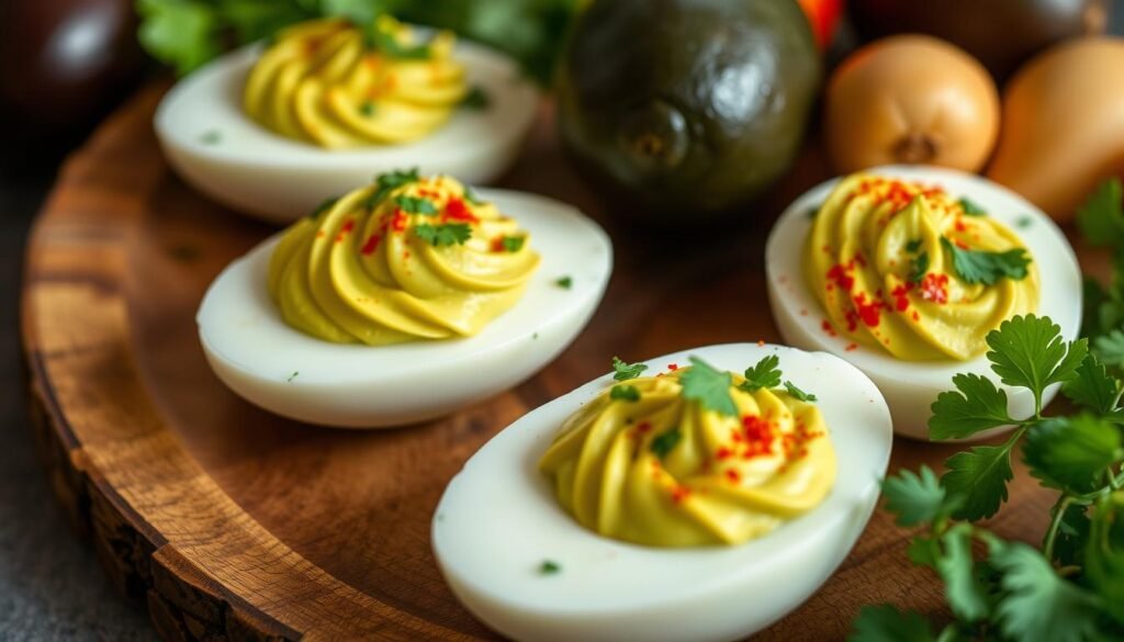 avocado deviled eggs