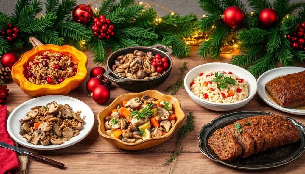 vegetarian Christmas entrées